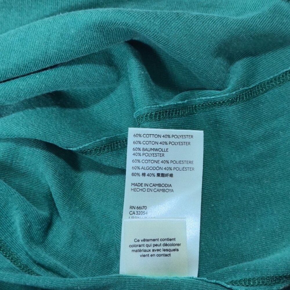 We the Free Always Yours Tee Green Tshirt Womans Size Medium VSCO Sporty Cotton - Picture 7 of 8